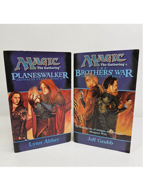The Brothers' War Artifacts Cycle Book I Jeff Grubb 1998 & Planeswalker Book II